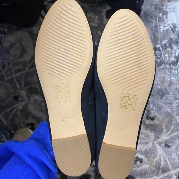 J. Crew Factory Suede smoking loafers Item AA524* - Picture 9 of 11